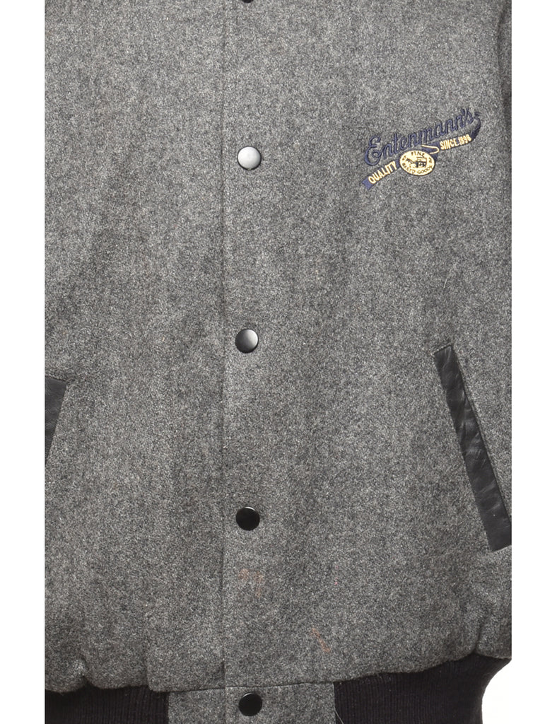 Beyond Retro Label Dark Grey Team Jacket