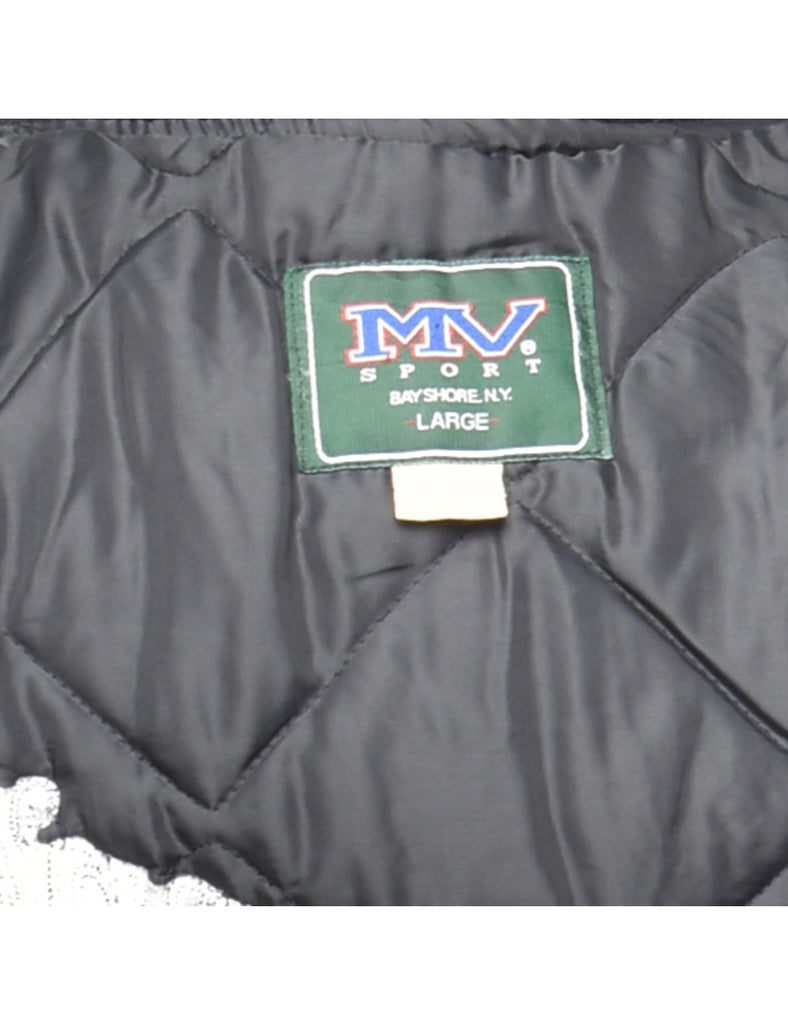 Beyond Retro Label Dark Grey Team Jacket