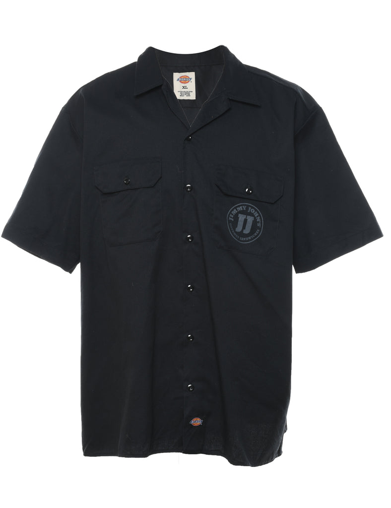 Dickies Black & Grey Workwear Shirt - XL