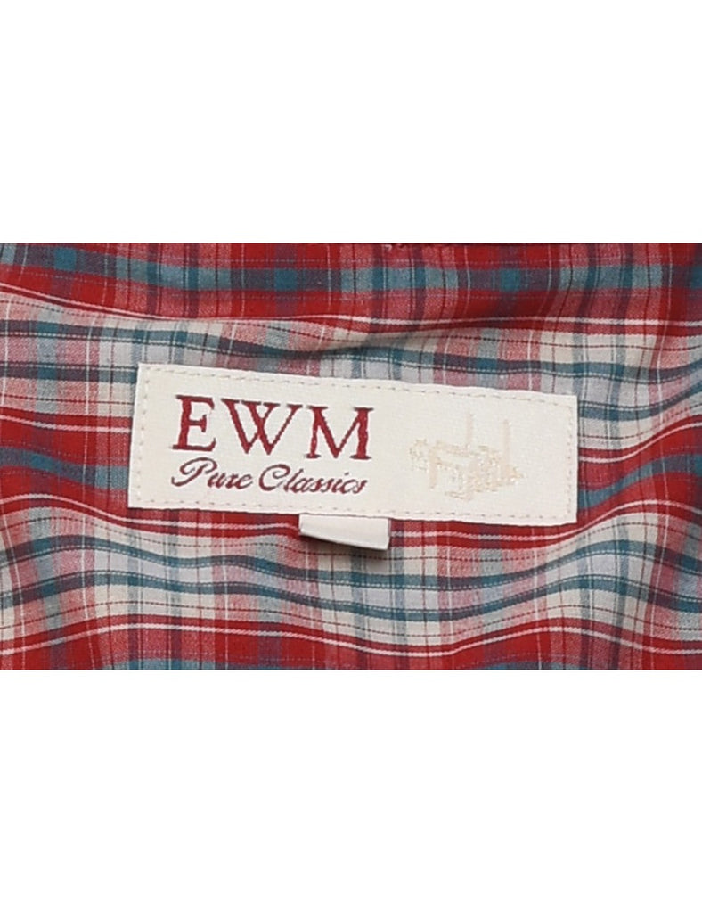 EWM Short Sleeve Checked Shirt - L