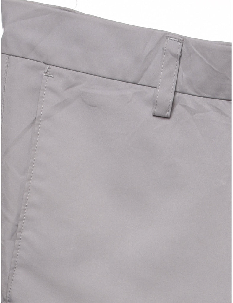 Fila Light Grey Straight-Fit Trousers - W30 L31