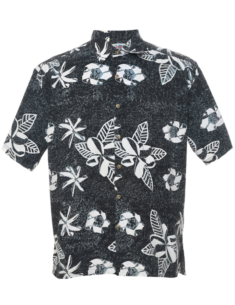 Floral Hawaiian Shirt - L