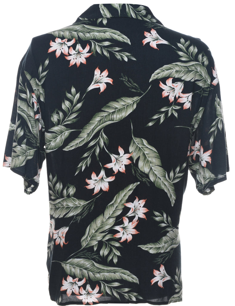 Floral Hawaiian Shirt - L