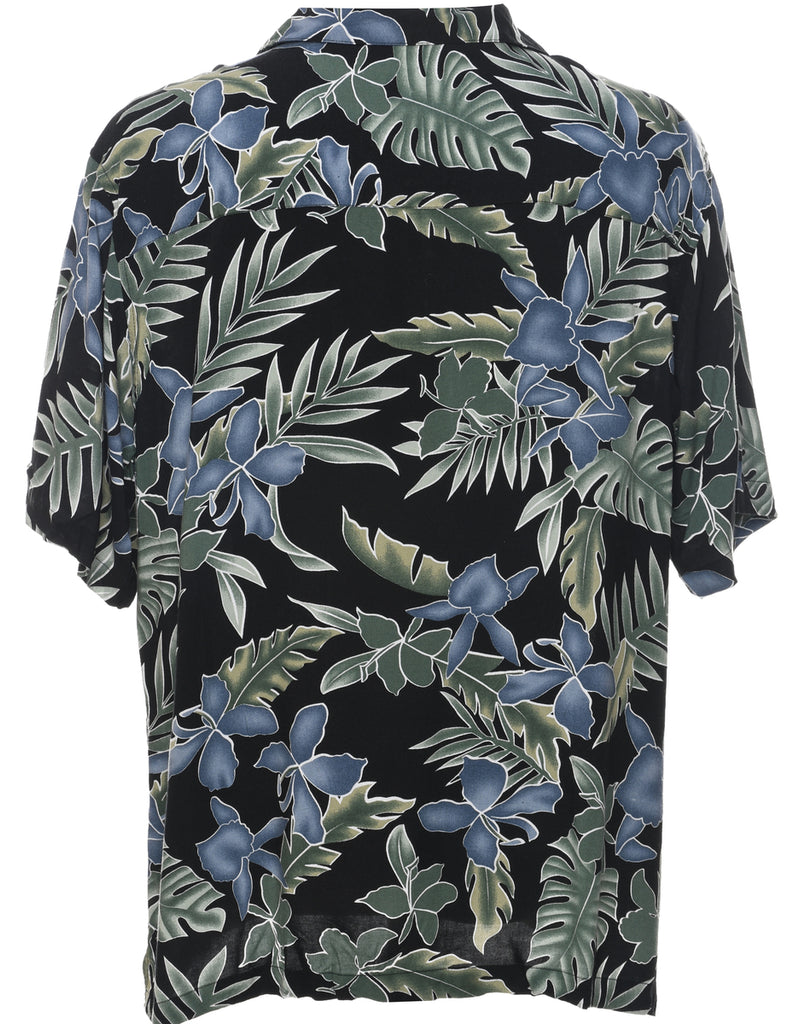 Floral Hawaiian Shirt - L