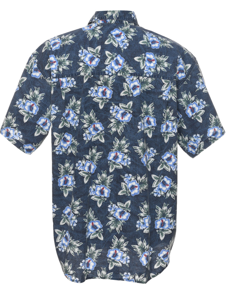 Floral Hawaiian Shirt - L