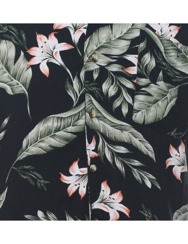 Floral Hawaiian Shirt - L
