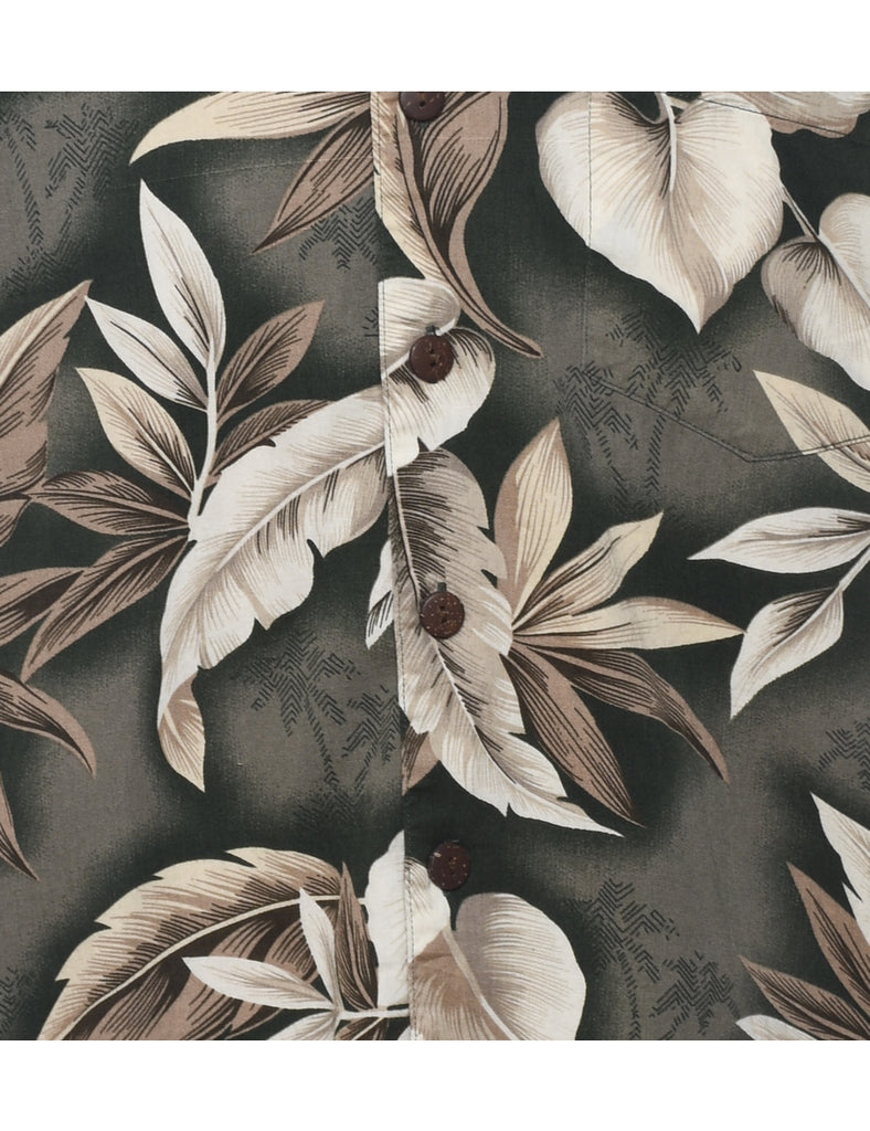 Foliage Hawaiian Shirt - M