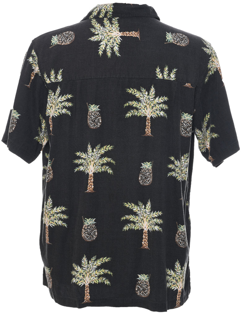 Fruit Print Hawaiian Shirt - L