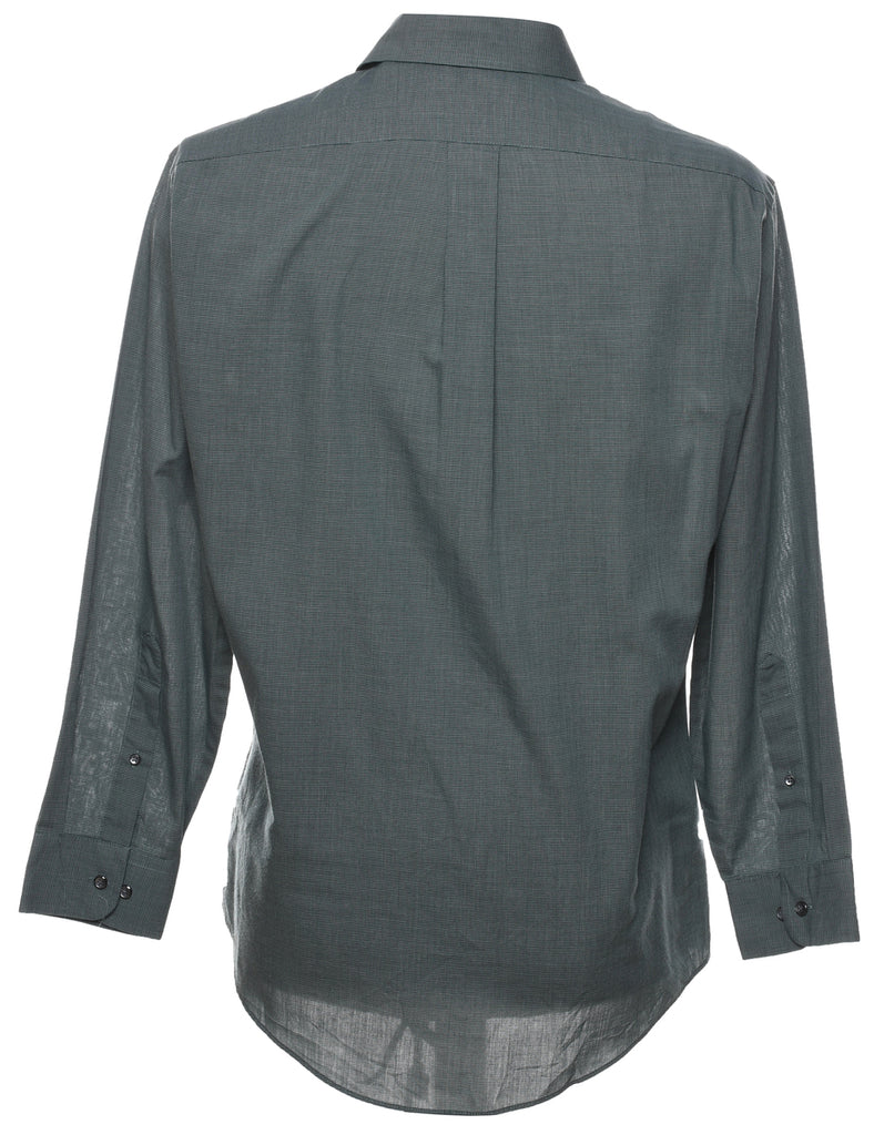 Green Checked Shirt - L