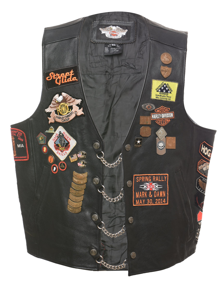 Harley davidson waistcoat deals