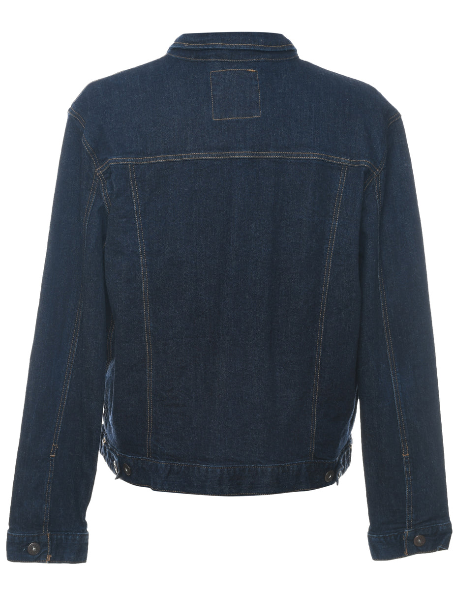 Men's Indigo Denim Jacket Denim, XL Beyond Retro E00957842