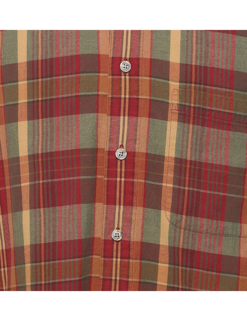 Izod Checked Shirt - M