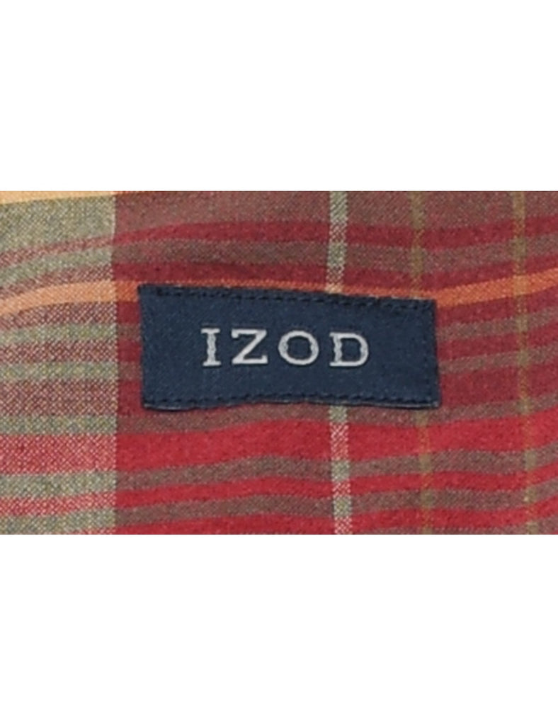 Izod Checked Shirt - M