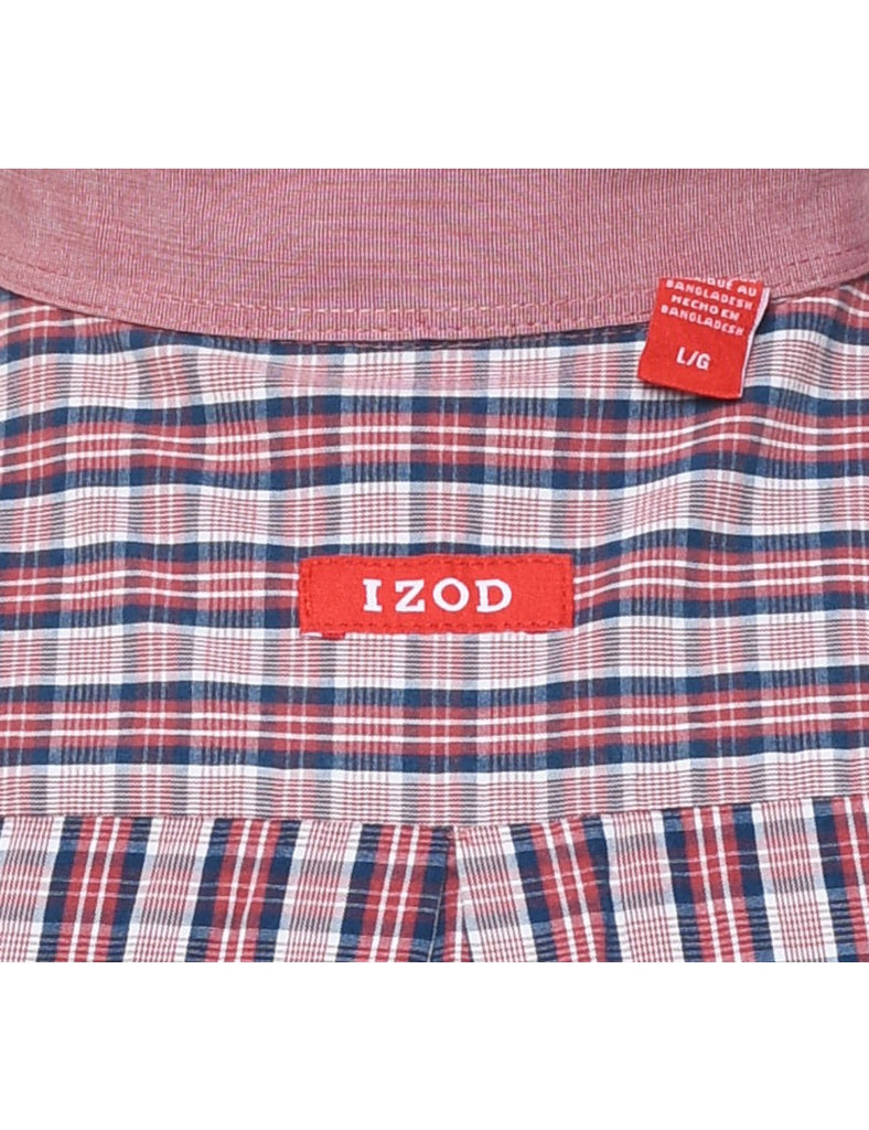 Izod Checked Shirt - L