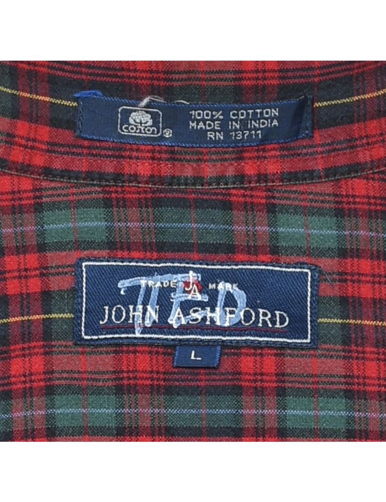 John Ashford Checked Shirt - L