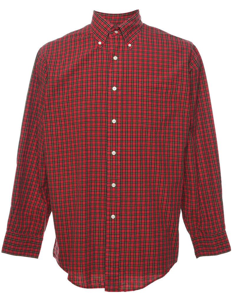Land's End Checked Shirt - M