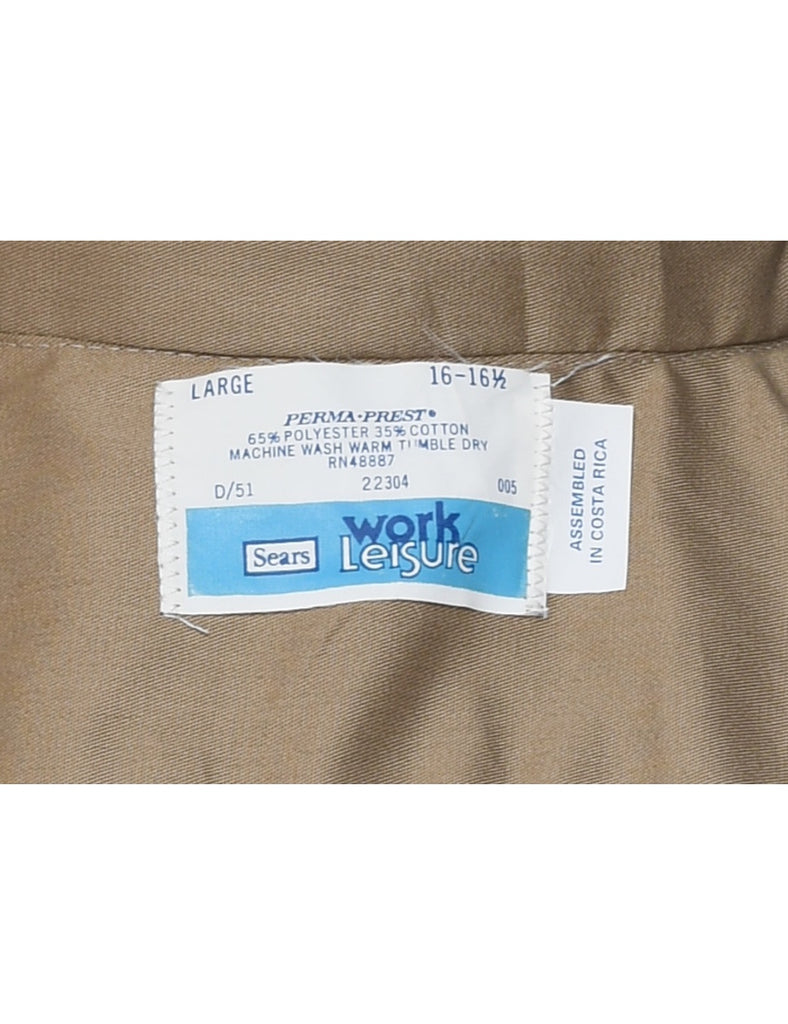 Light Brown Workwear Shirt - L