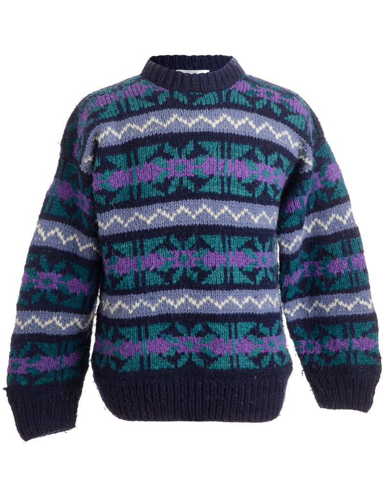 Beyond Retro Label Long Sleeved Jumper