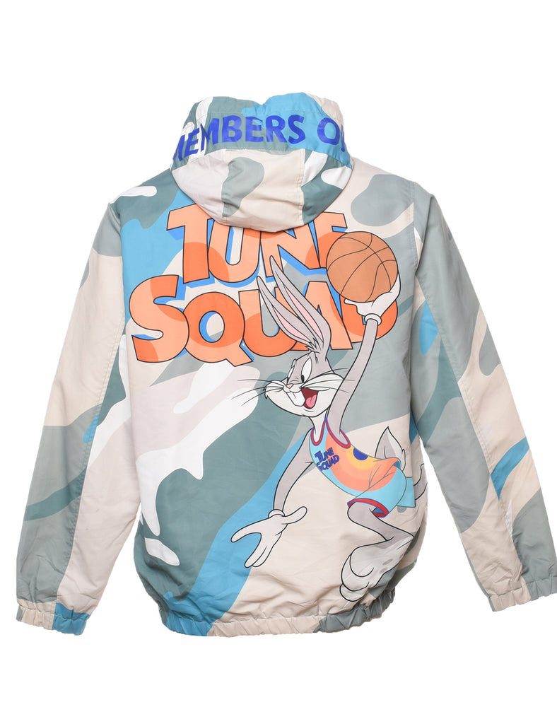 Looney Tunes Multi-Colour Zip-Front 1990s Jacket - M