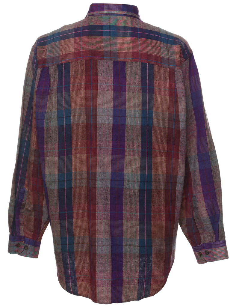 Multi-colour Checked Shirt - L