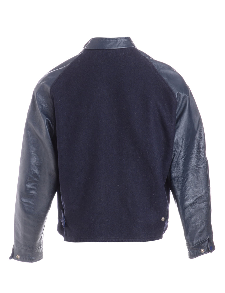 Beyond Retro Label Navy Team Jacket