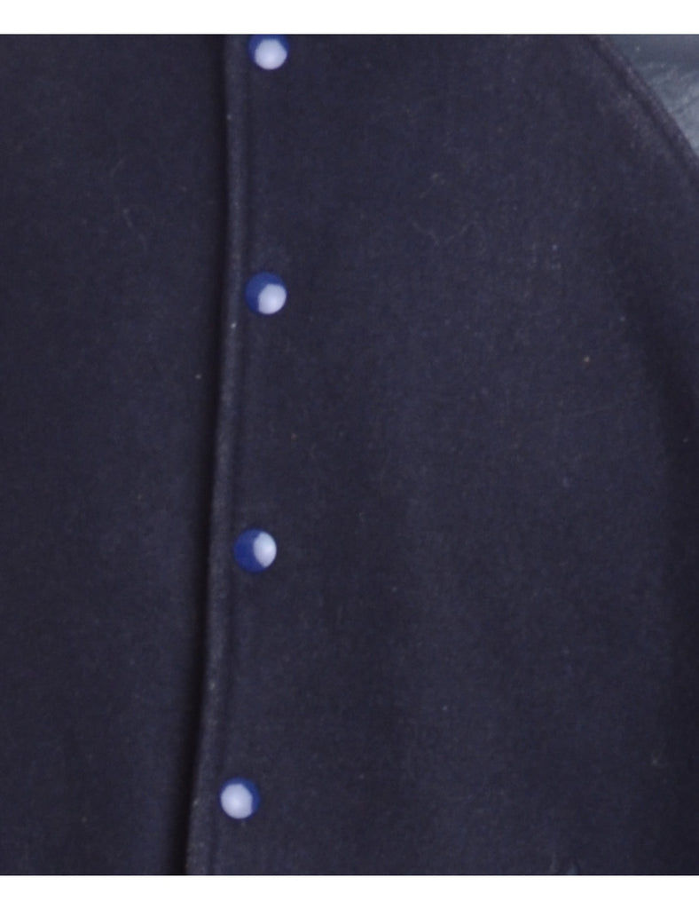 Beyond Retro Label Navy Team Jacket