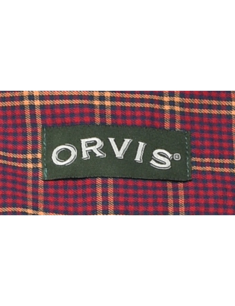 Orvis Red Checked Shirt - M