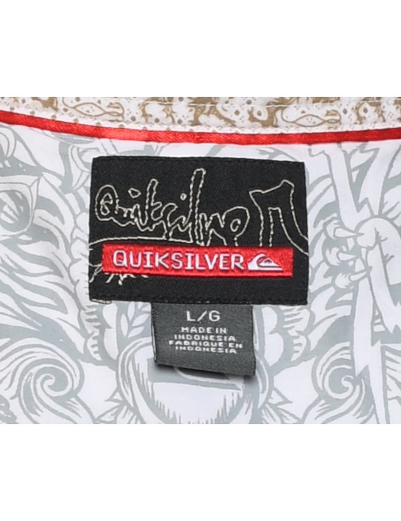 Quiksilver Floral Shirt - L