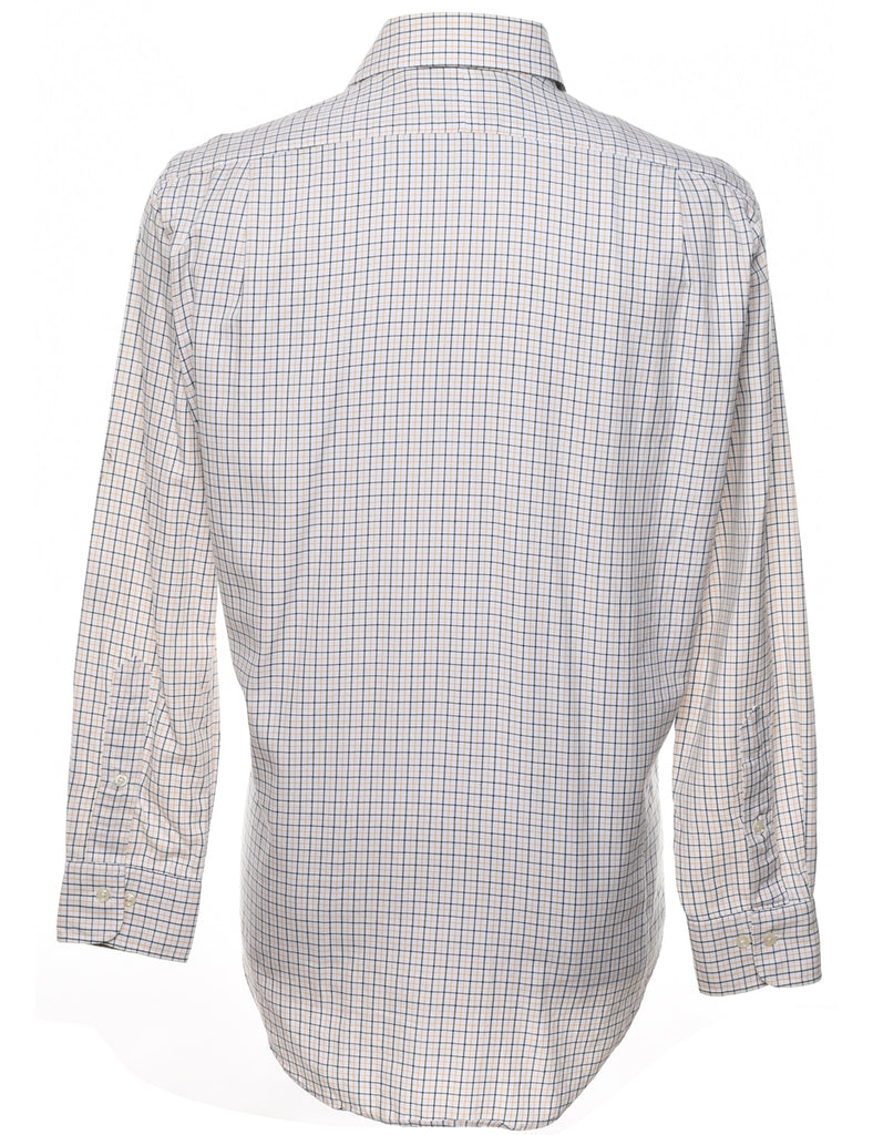 Ralph Lauren White & Yellow Checked Shirt - L