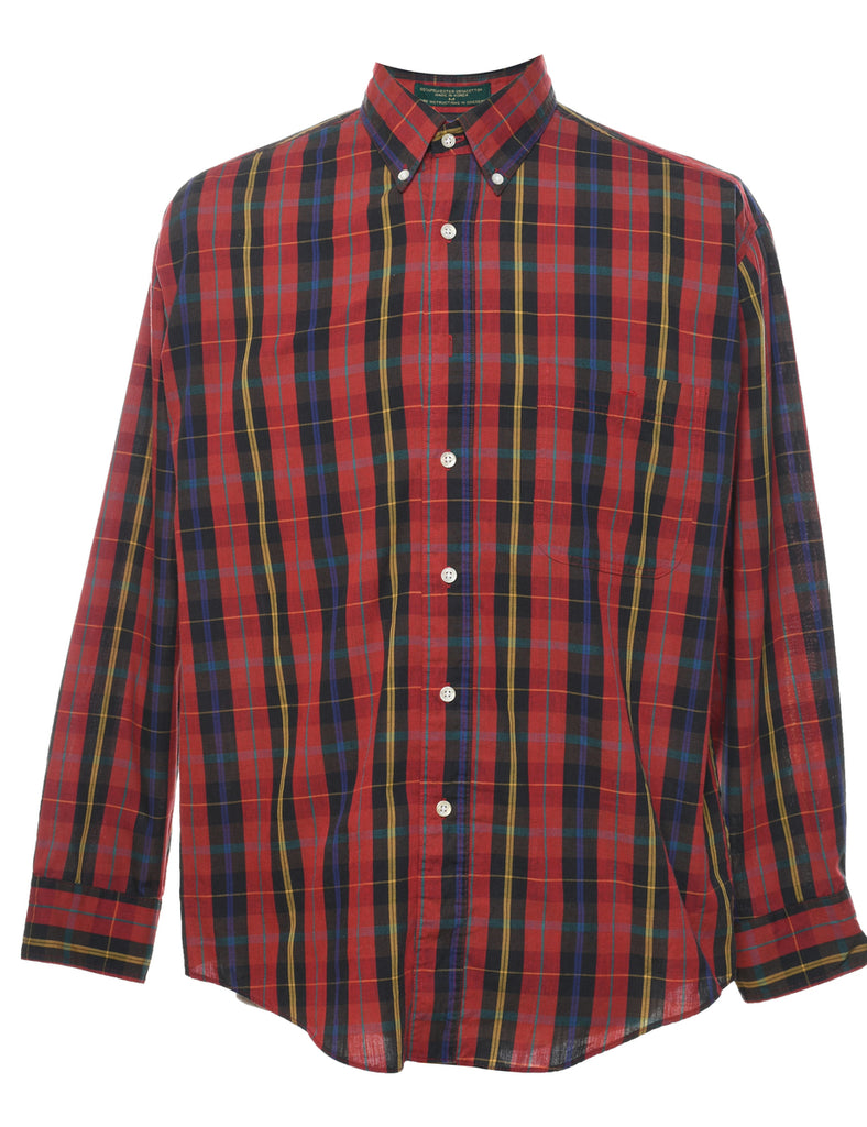 Red Checked Shirt - M