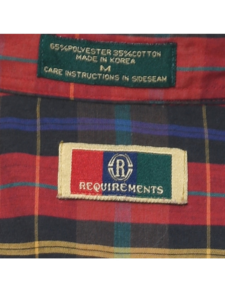 Red Checked Shirt - M