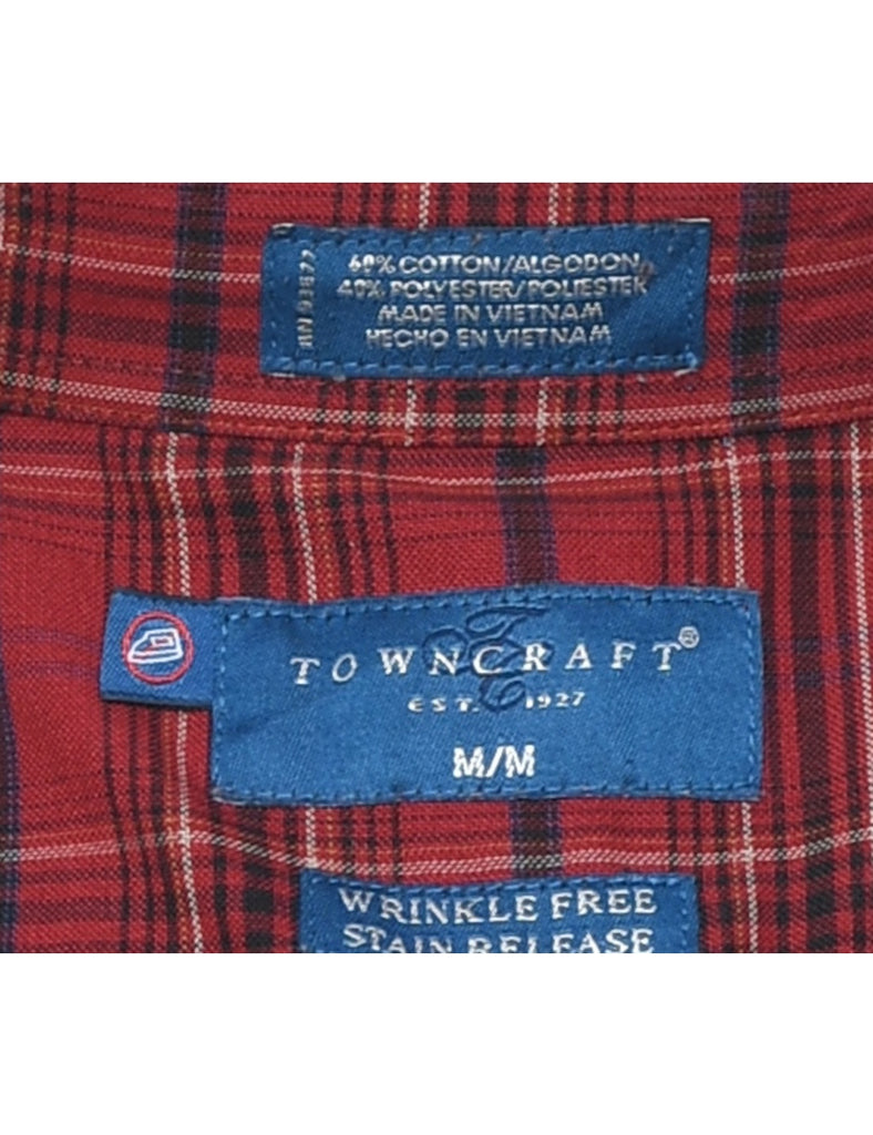 Red Checked Shirt - M