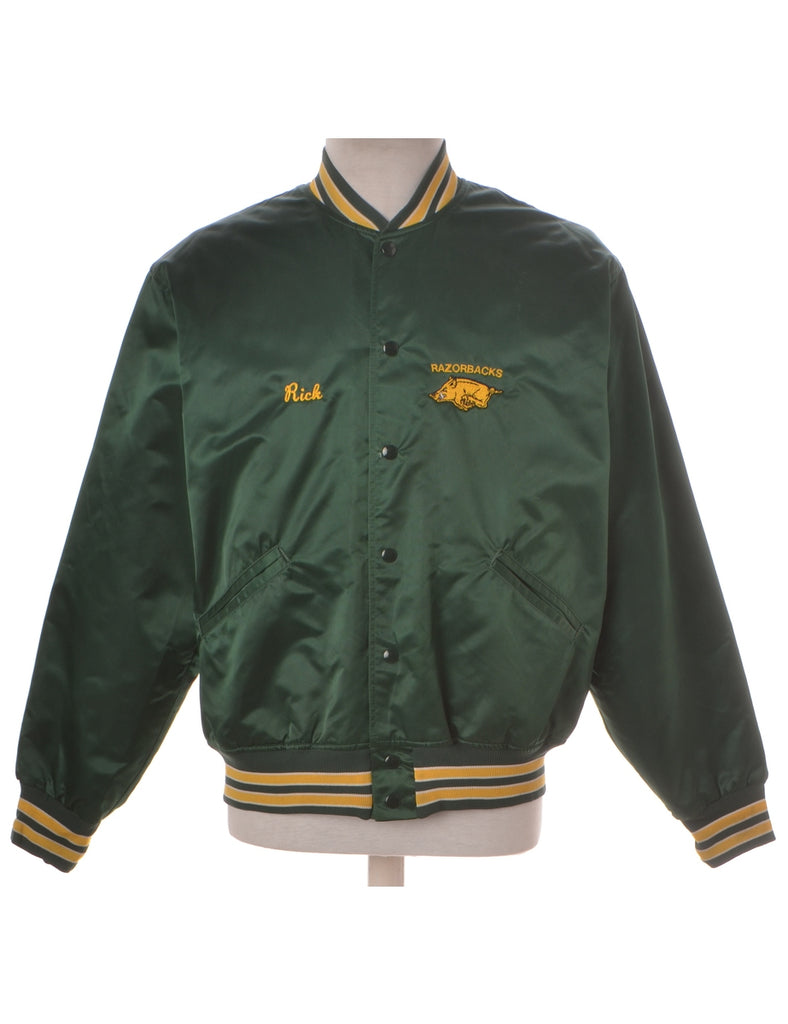 Beyond Retro Label Ribbed Vintage Team Jacket
