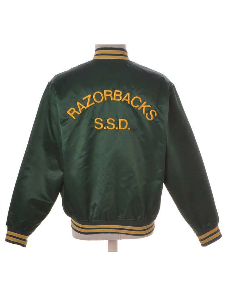Beyond Retro Label Ribbed Vintage Team Jacket