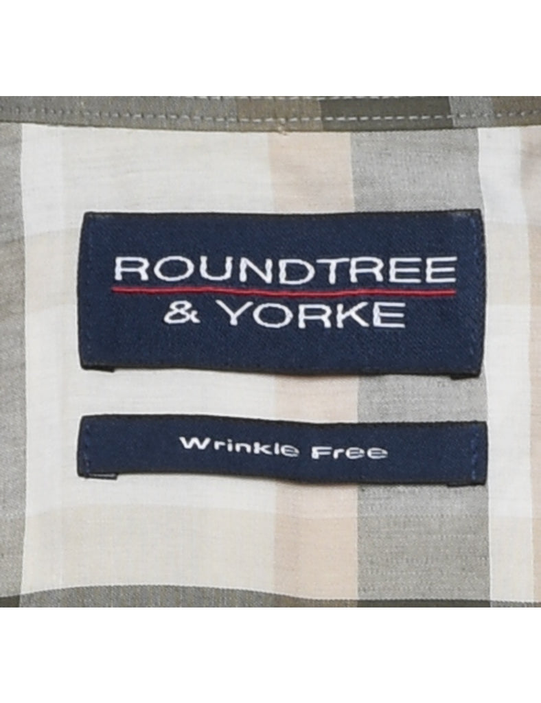 Roundtree & Yorke Multi-colour Checked Shirt - L