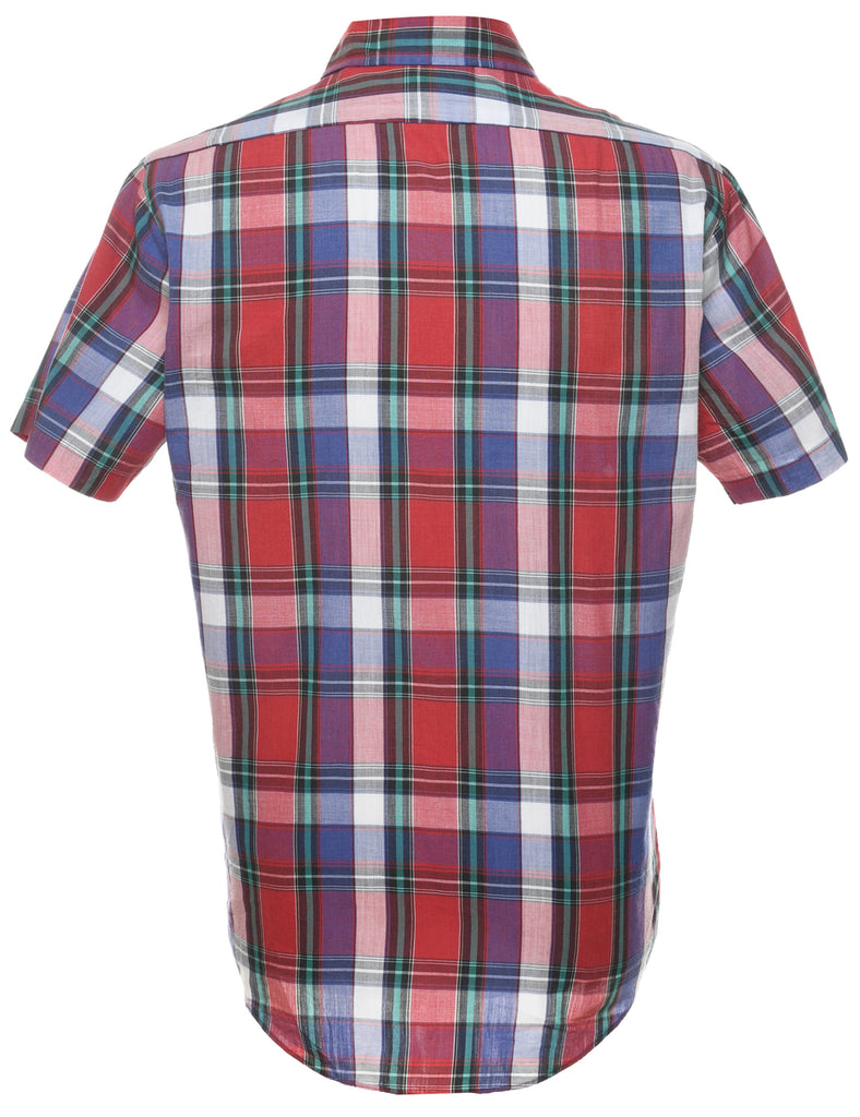 Short Sleeve Checked Shirt - M