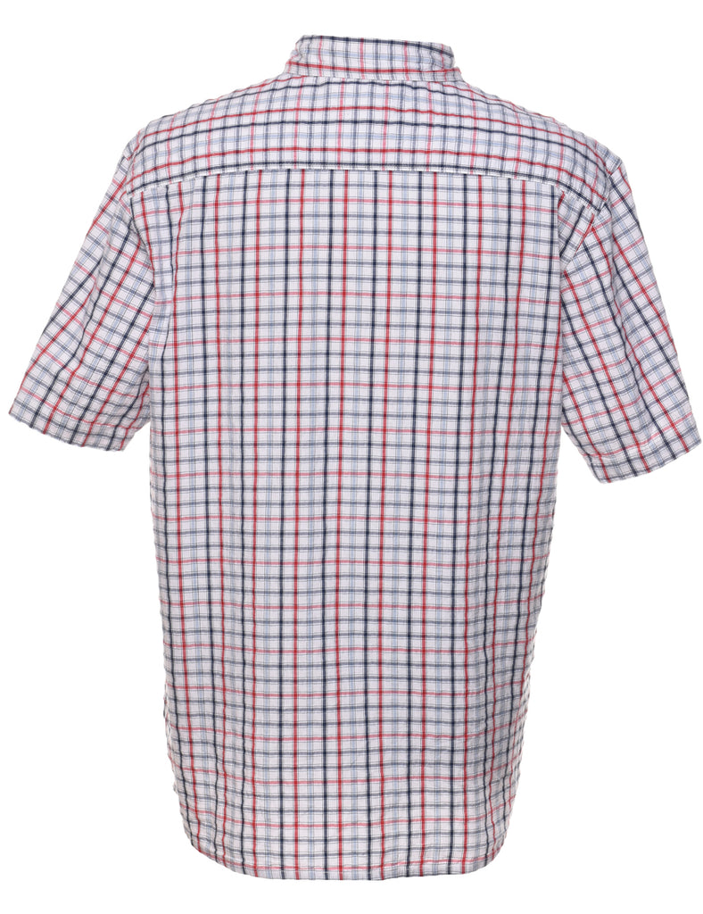 Short Sleeve Checked Shirt - L