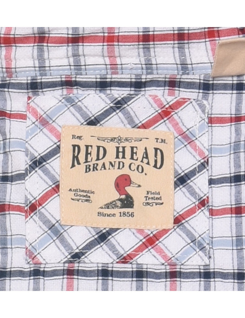Short Sleeve Checked Shirt - L
