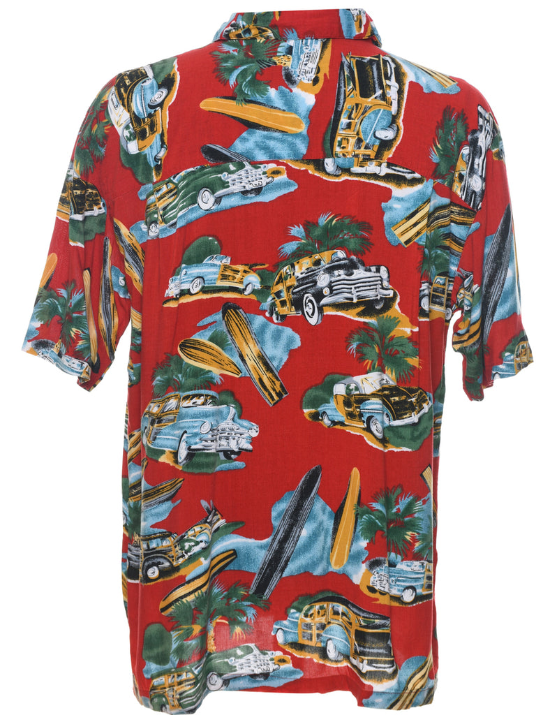 Short Sleeve Hawaiian Shirt - XL