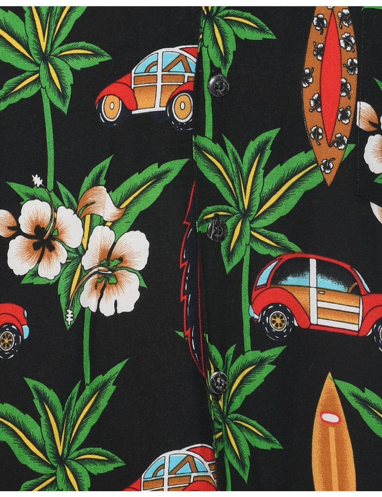 Short Sleeve Hawaiian Shirt - M