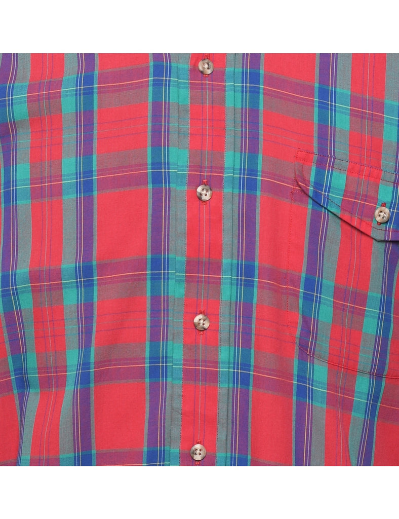 The Fox Collection Checked Shirt - L