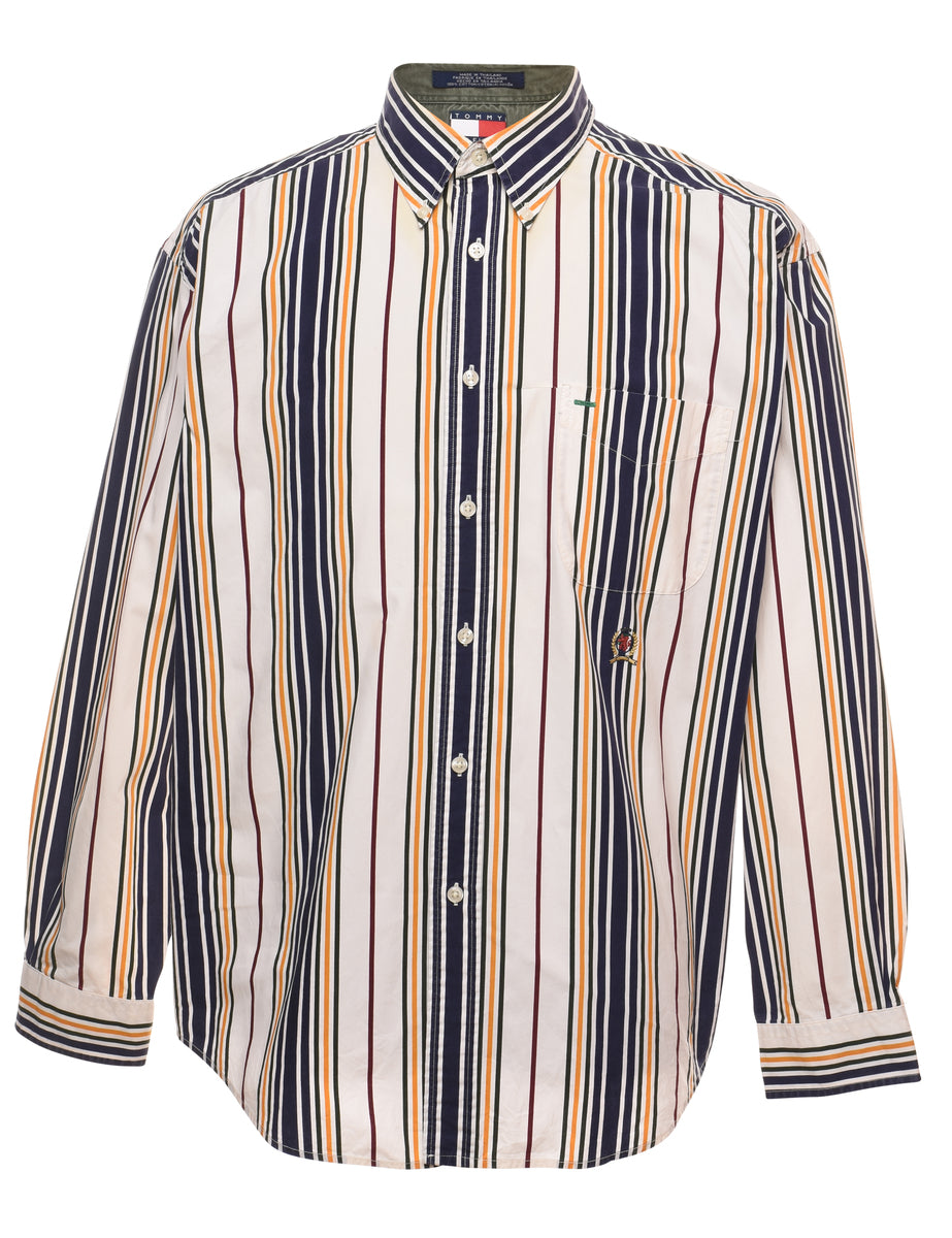 Men's Tommy Hilfiger Tommy Hilfiger Striped Multi-Colour Shirt Multi ...