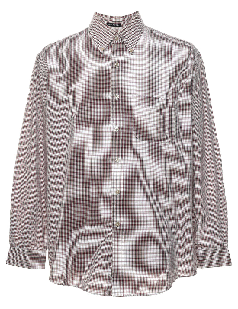 Van Heusen Checked Shirt - L