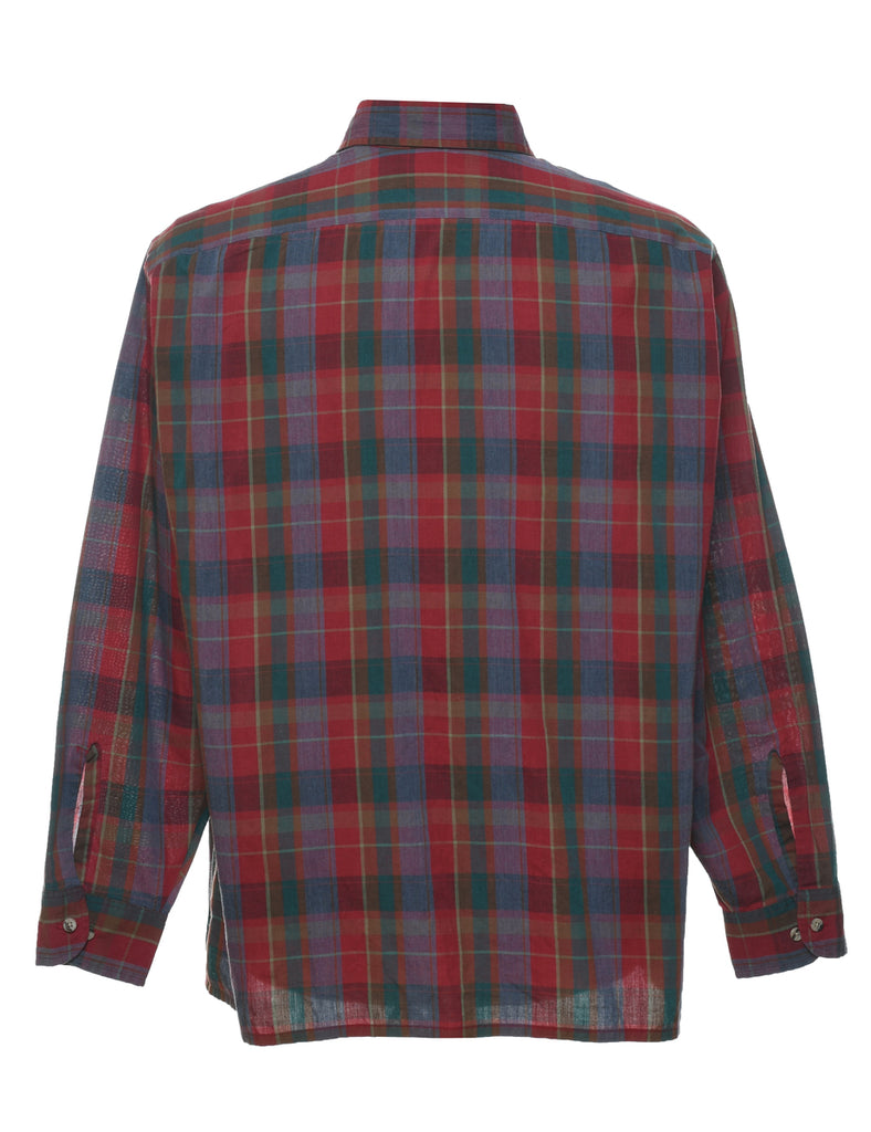 Van Heusen Checked Shirt - L