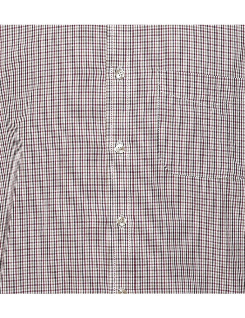 Van Heusen Checked Shirt - L