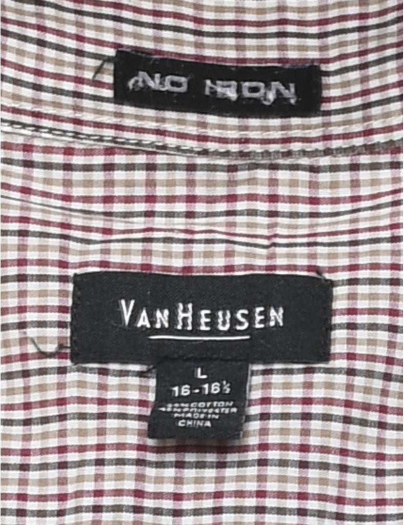 Van Heusen Checked Shirt - L