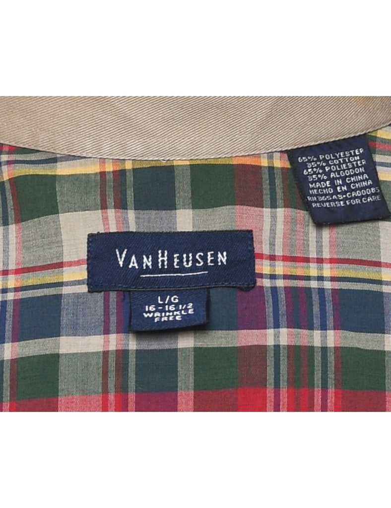 Van Heusen Checked Shirt - L