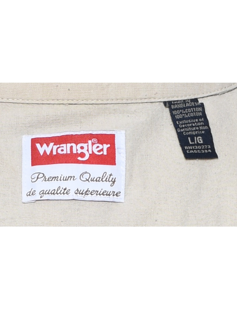 Wrangler Checked Shirt - L
