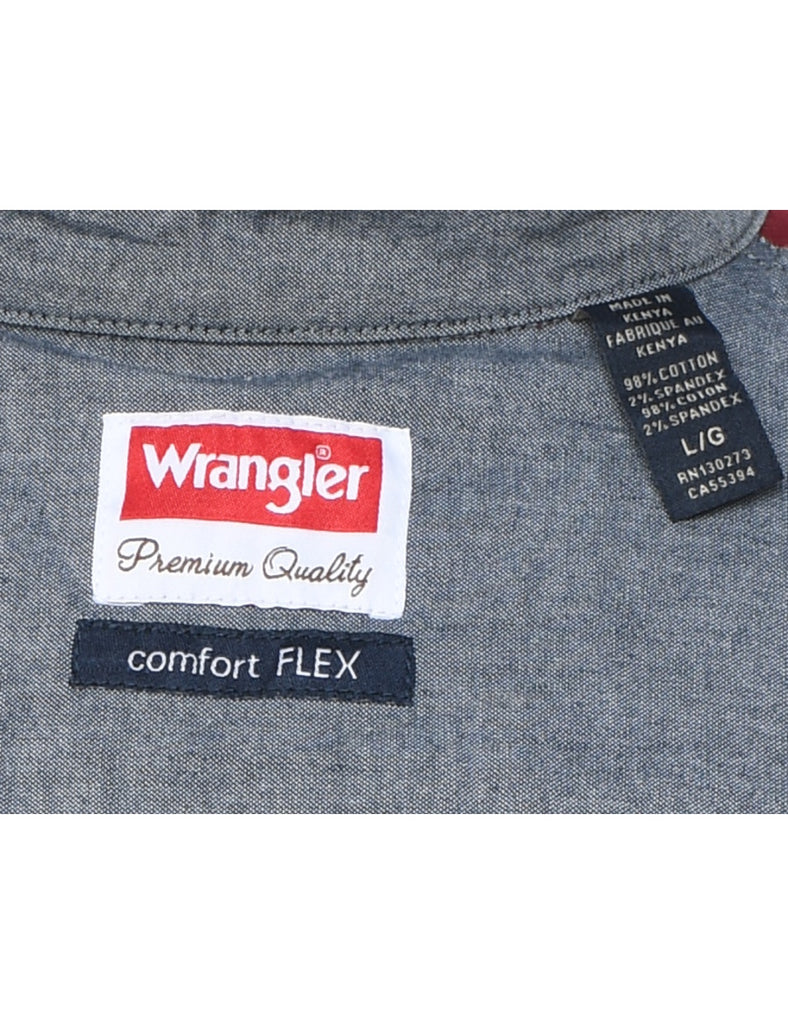 Wrangler Red Short Sleeved Shirt - L