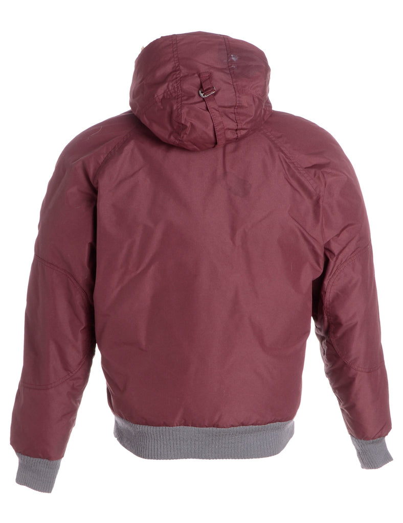 Beyond Retro Label Zip Front Parka Jacket